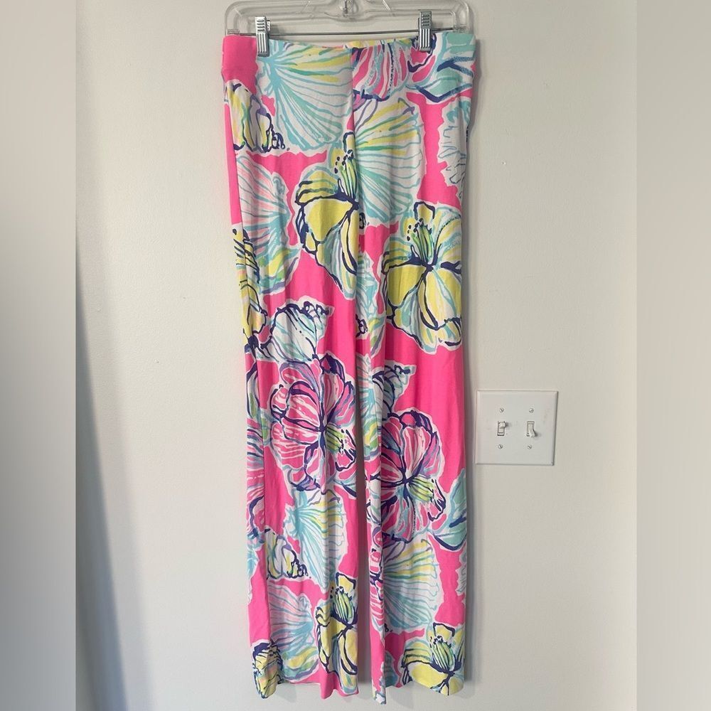 Lilly Pulitzer Middleton Palazzo Wide-Leg Pants S